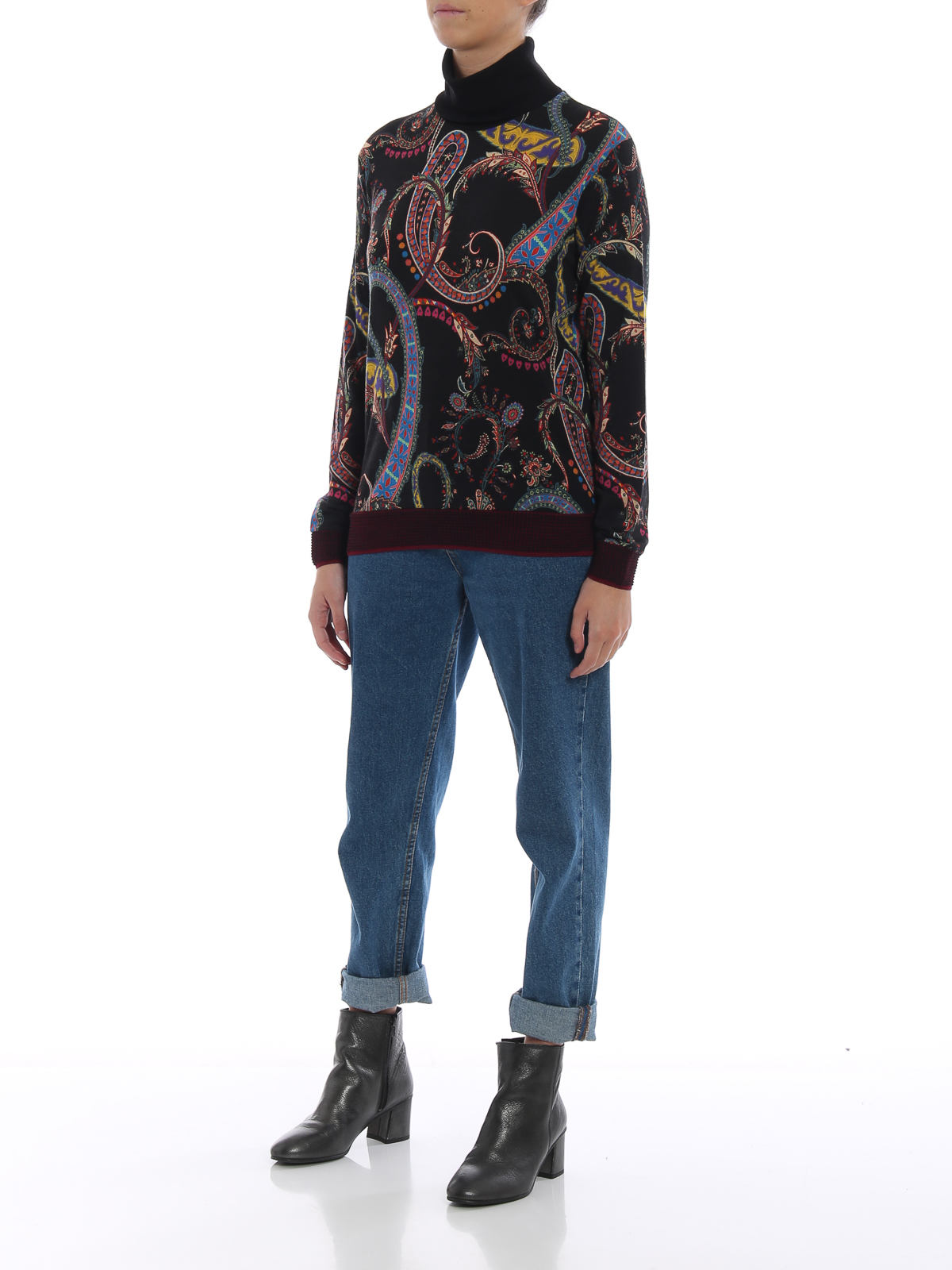 colourful turtleneck