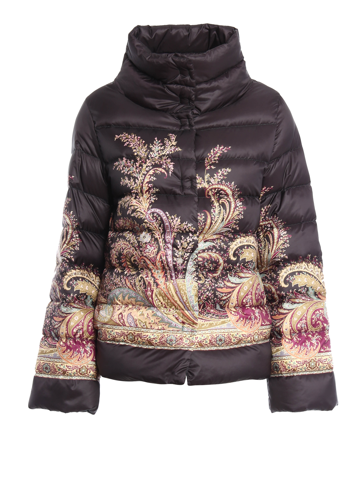 Padded jackets Etro - Printed quilted padded jacket - 1816291381