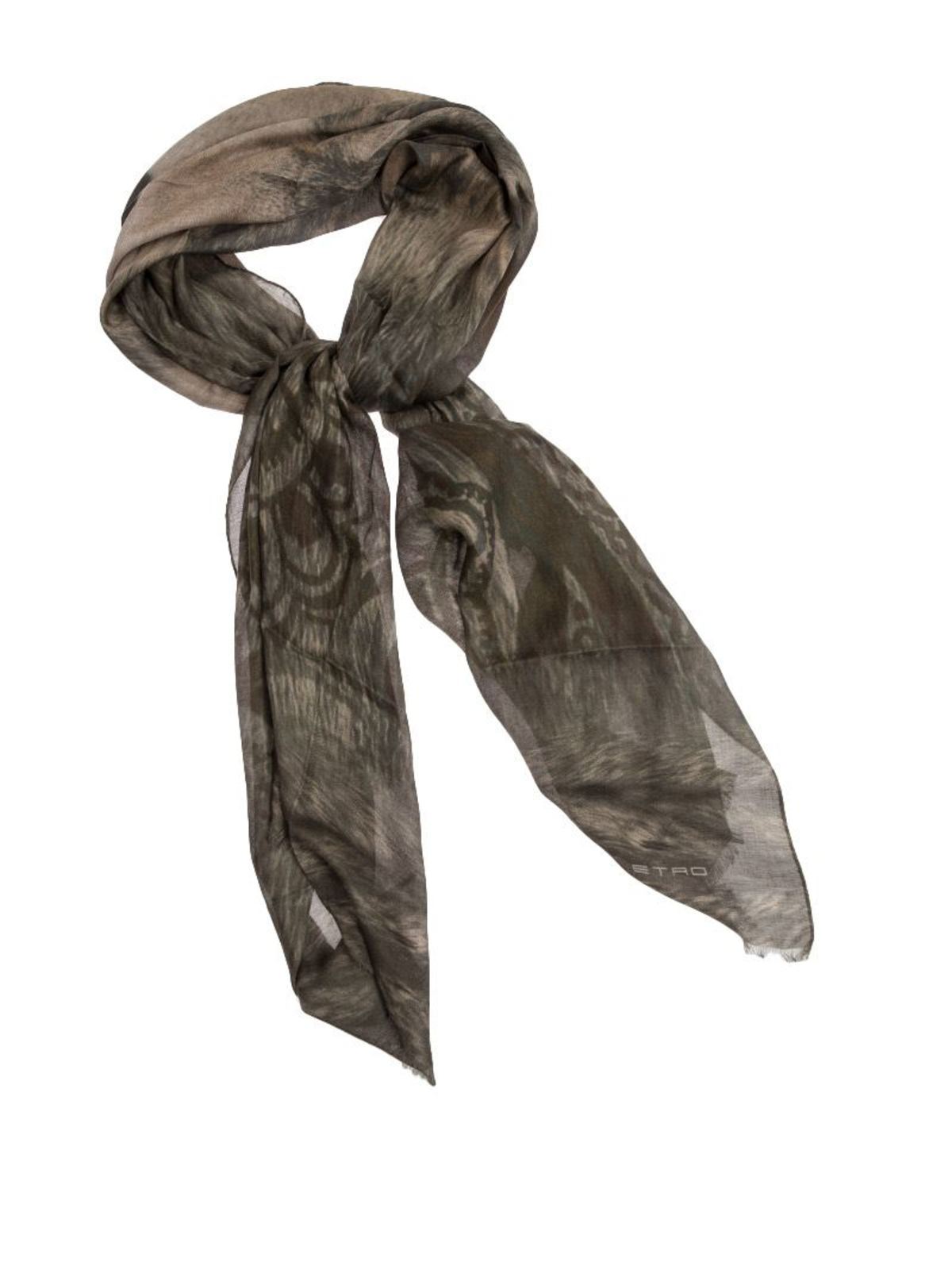 ETRO MODAL AND CASHMERE SCARF
