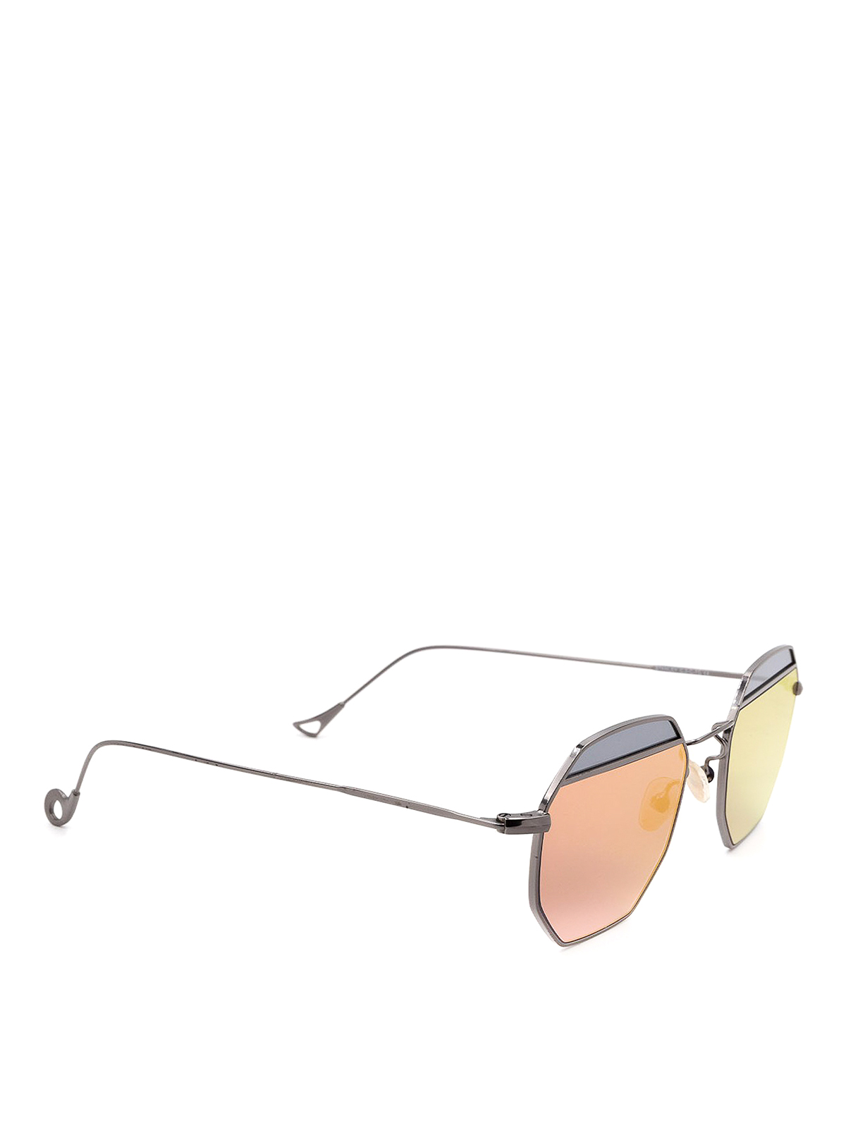 Eyepetizer Stanley Two-tone Geometrical Sunglasses In Multicolour