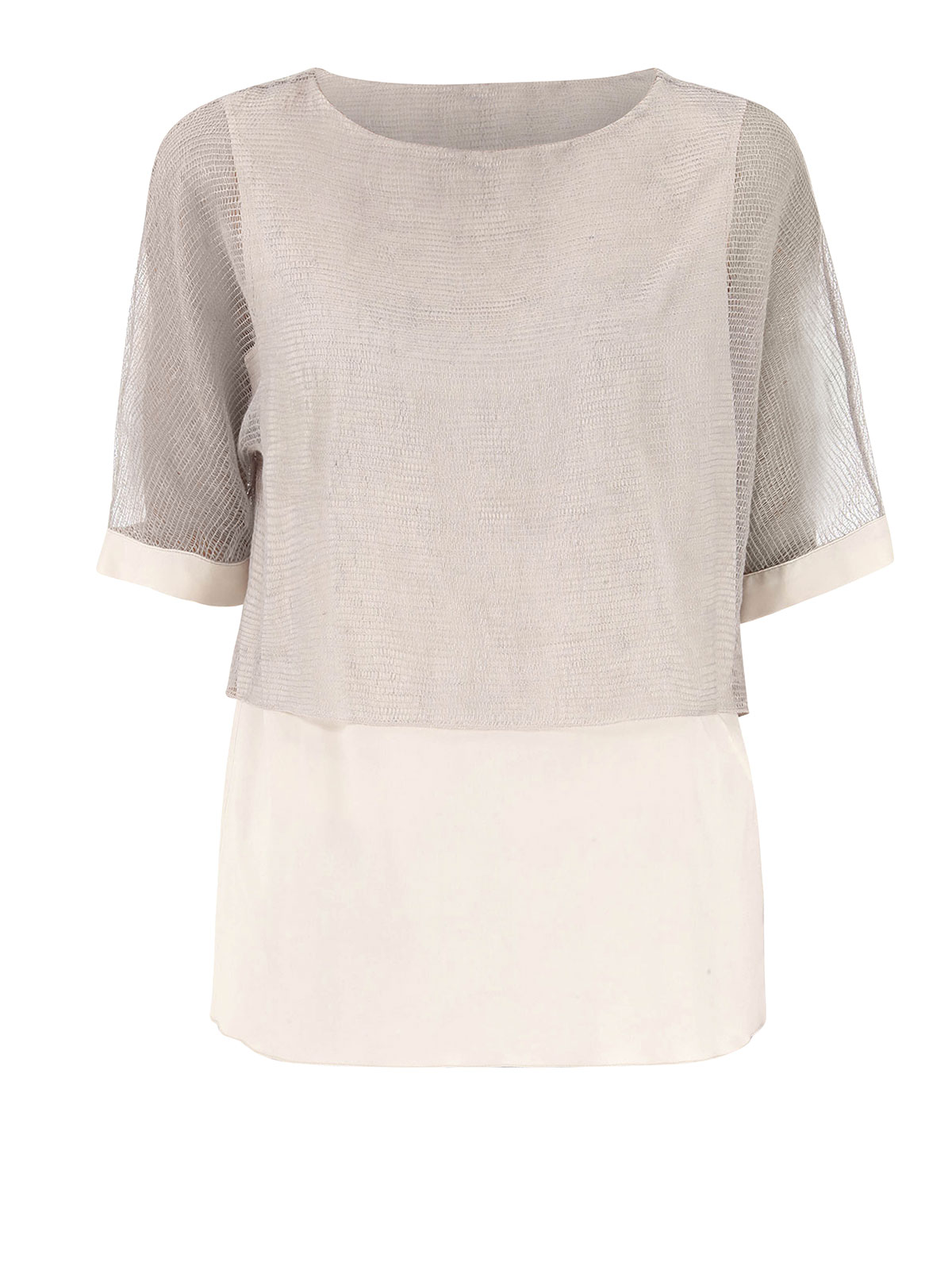 Blouses Fabiana Filippi - Silk gauze blouse and top - TP92116Z116