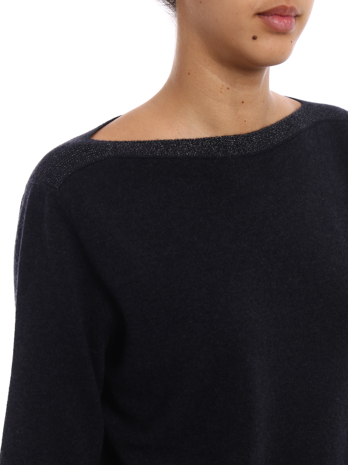 boat neck merino sweater