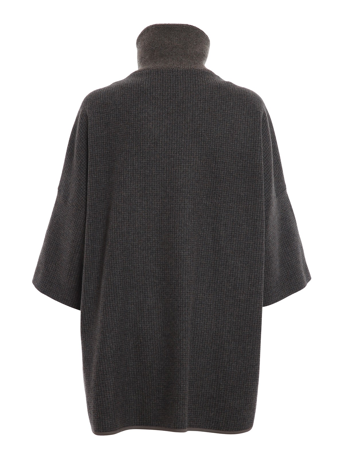 Short coats Fabiana Filippi - Knitted wool blend short coat ...