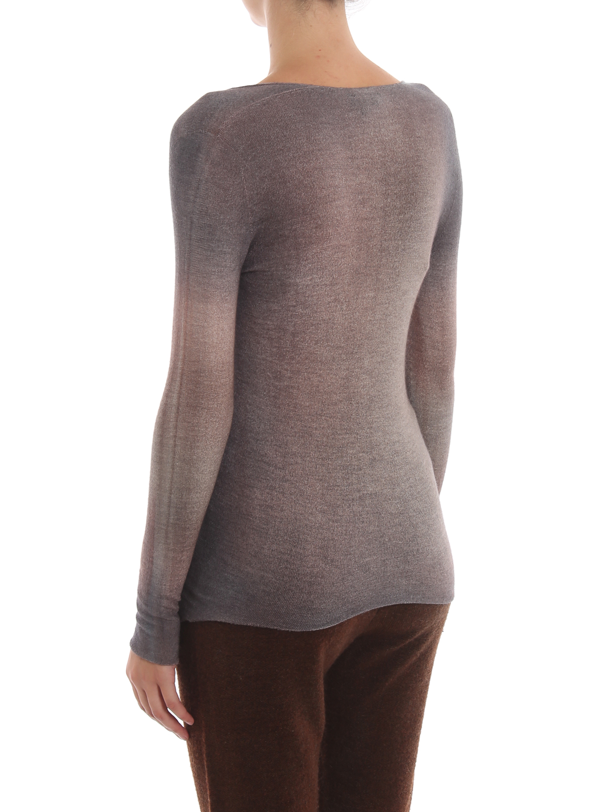 Fading silk and cashmere sweater 