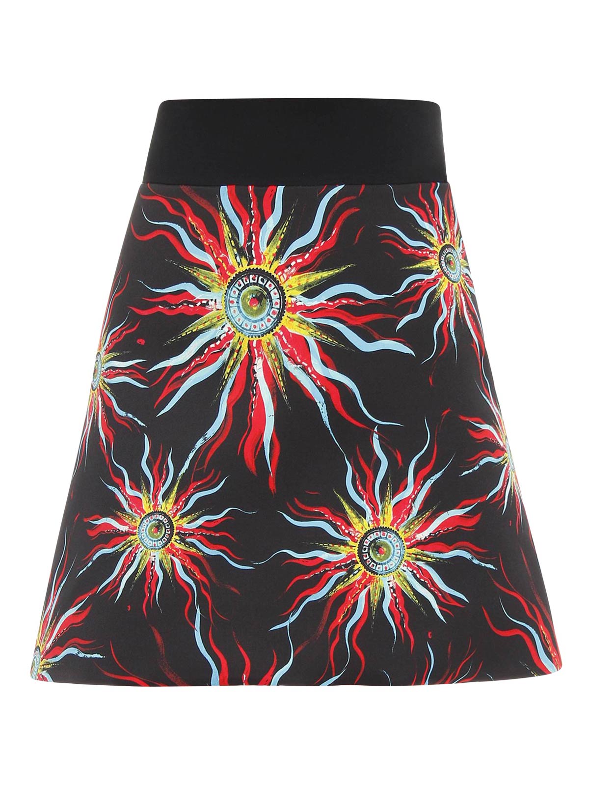 sun print skirt