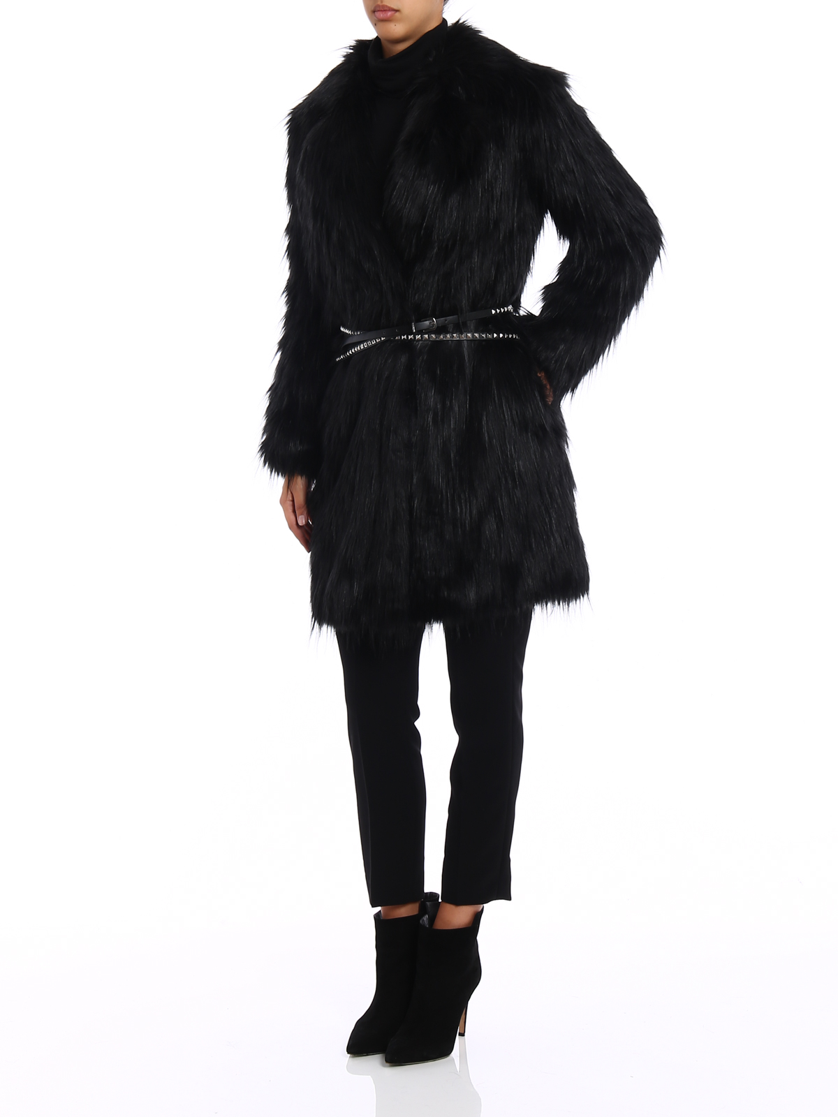 Fur & Shearling Coats Michael Kors - Faux fur belted coat 