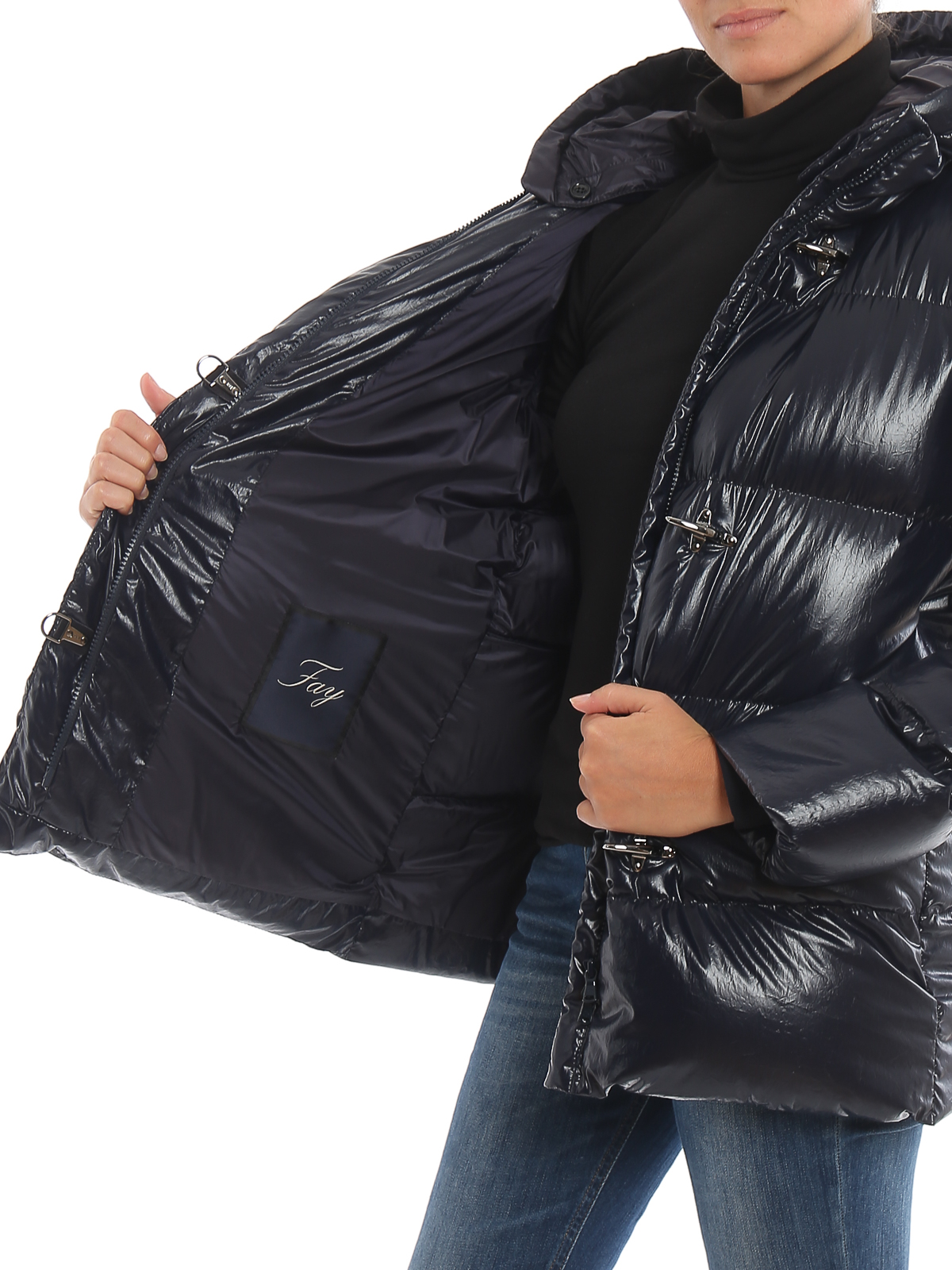 water repellent puffer bomber jacket