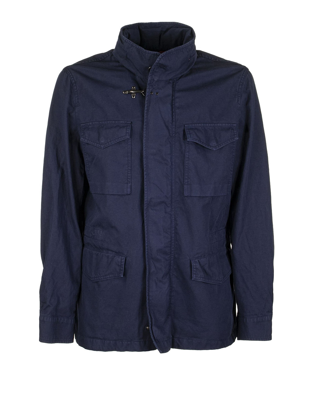 Fay - Coated canvas field jacket - casual jackets - NAM0640009TRR1U807