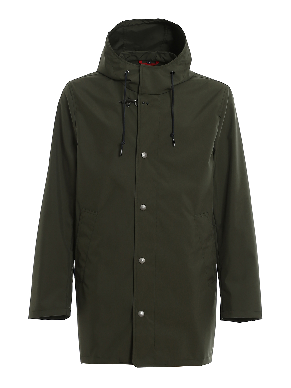 Casual jackets Fay - Hooded short raincoat - NAM15400620RPWV808
