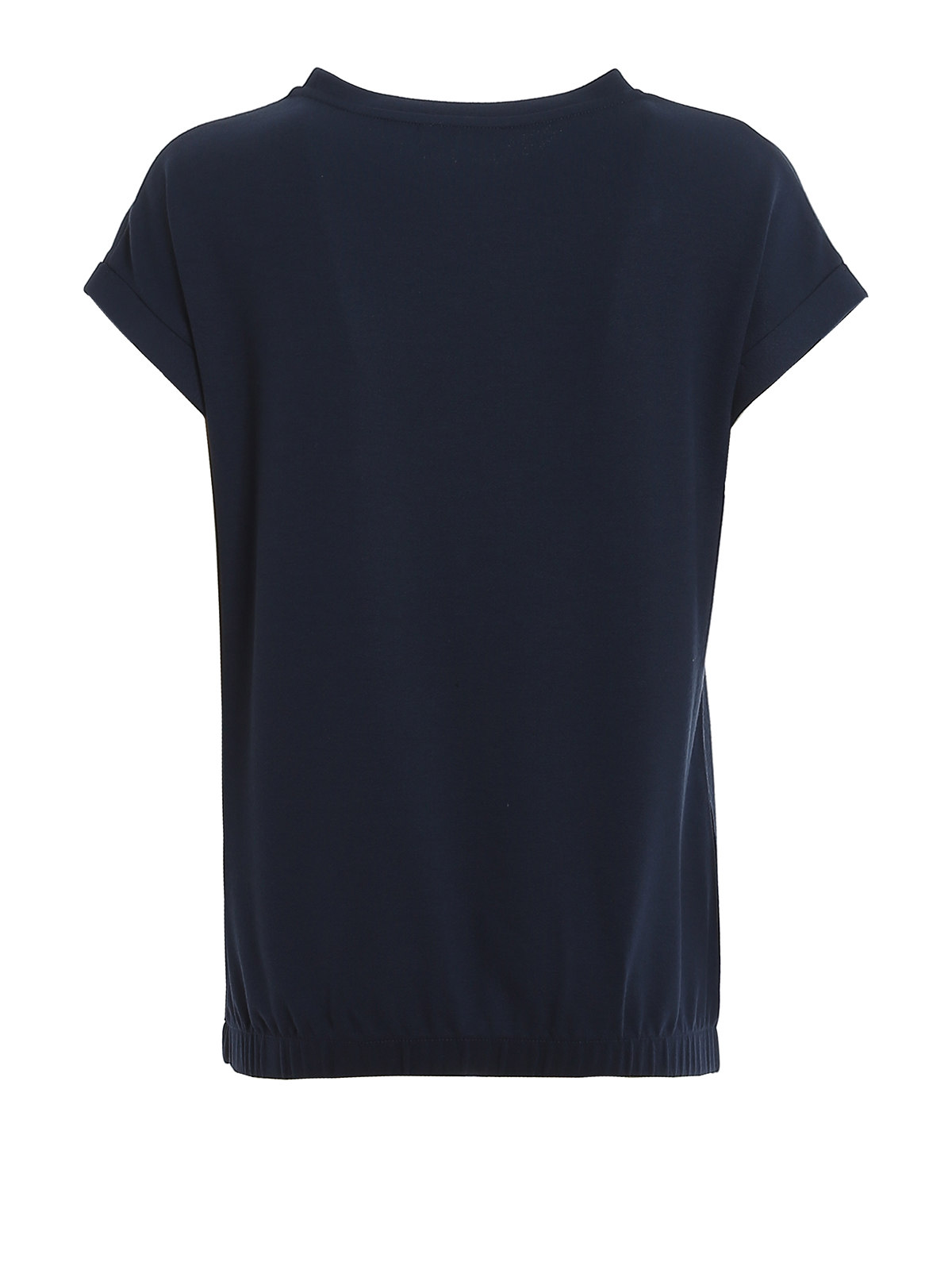 Fay - Crystal detailed jersey blouse - blouses - NPWB240675SRRBU807