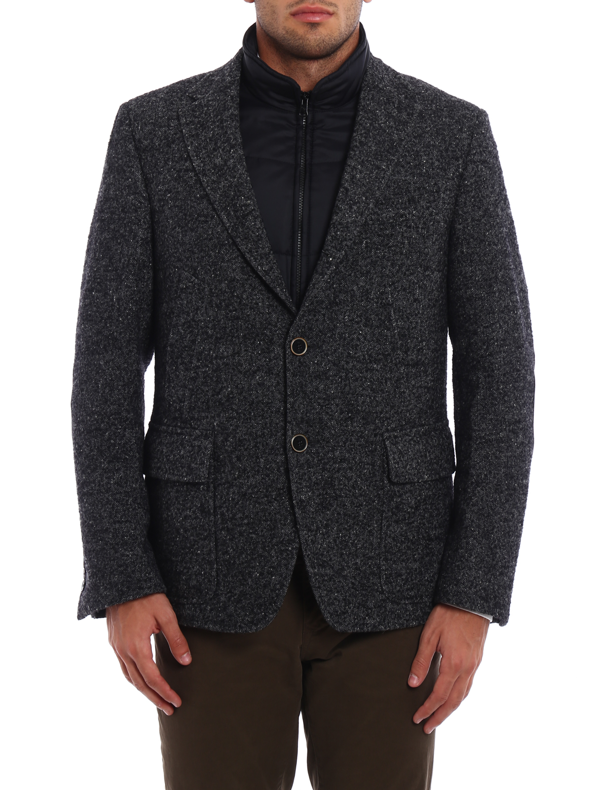 casual wool blazer