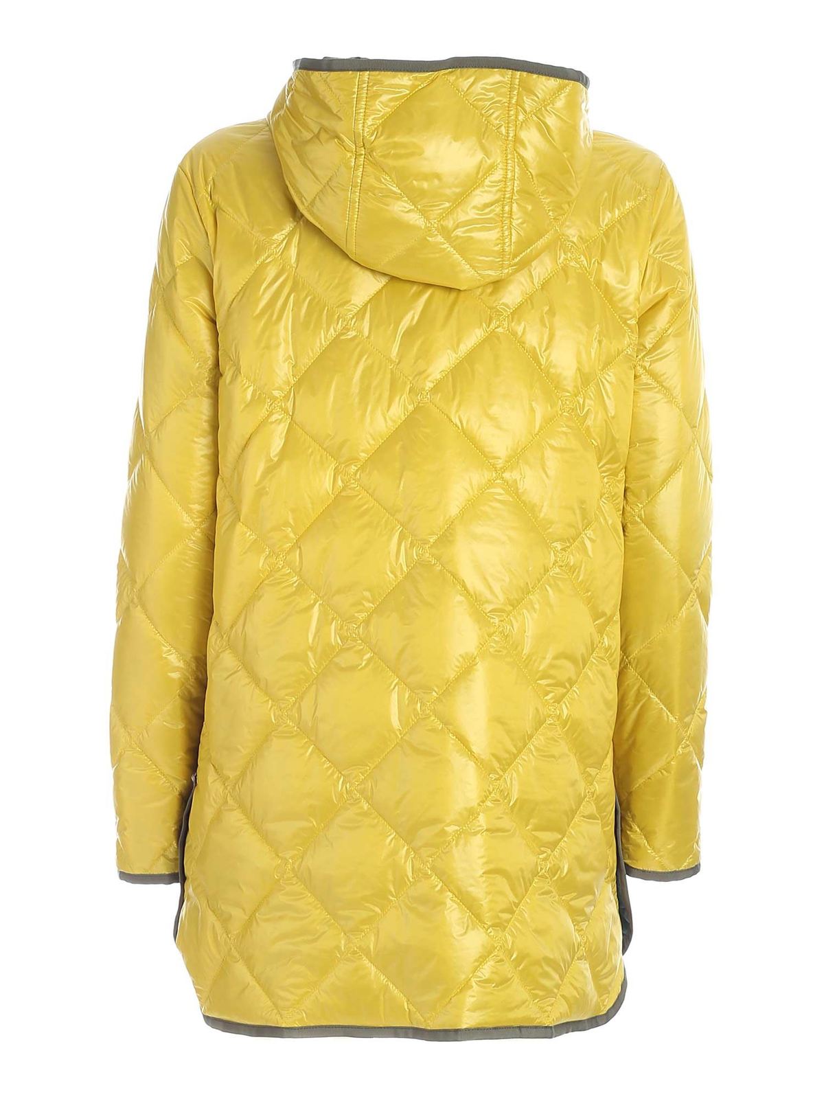Fay - Quilted parka in yellow - padded coats - NAW25423530TEZ0LOP