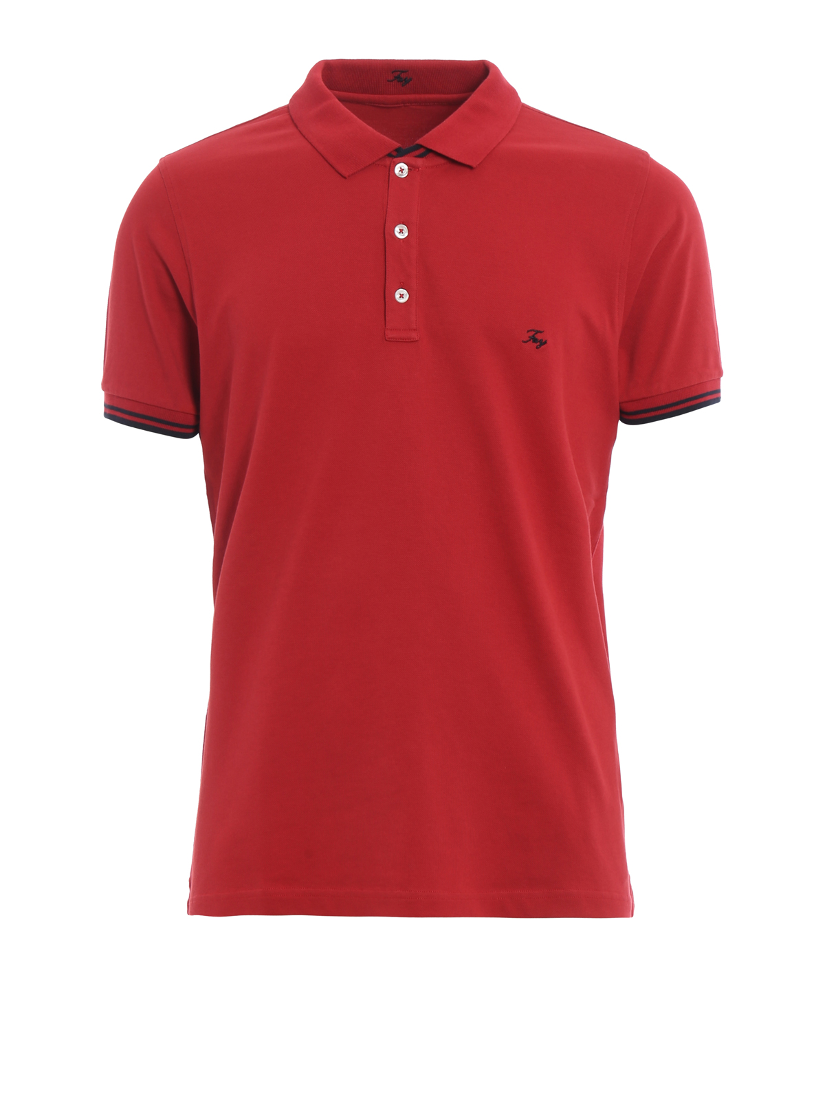 Fay Striped Details Polo Shirt Polo Shirts fay striped details polo shirt polo shirts