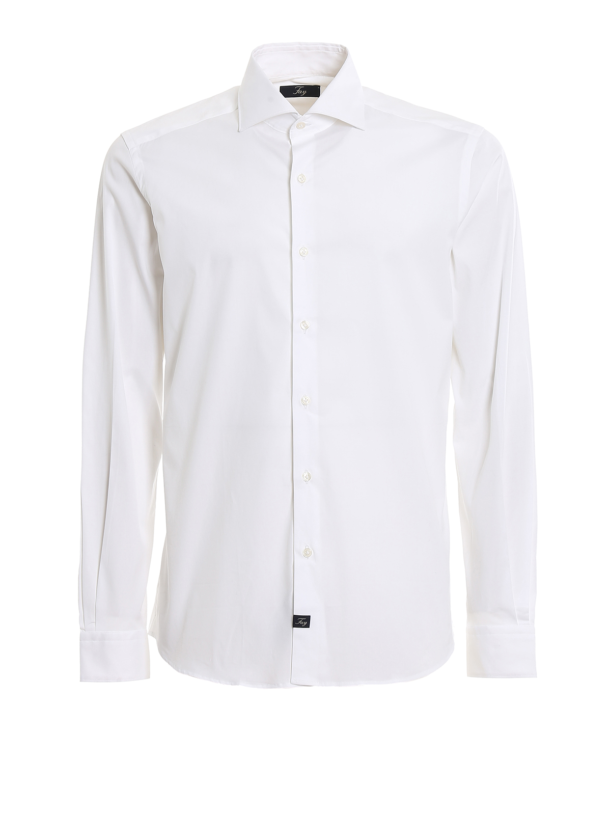 Fay - White cotton poplin shirt - shirts - NCMA139259SORMB001 | iKRIX.com