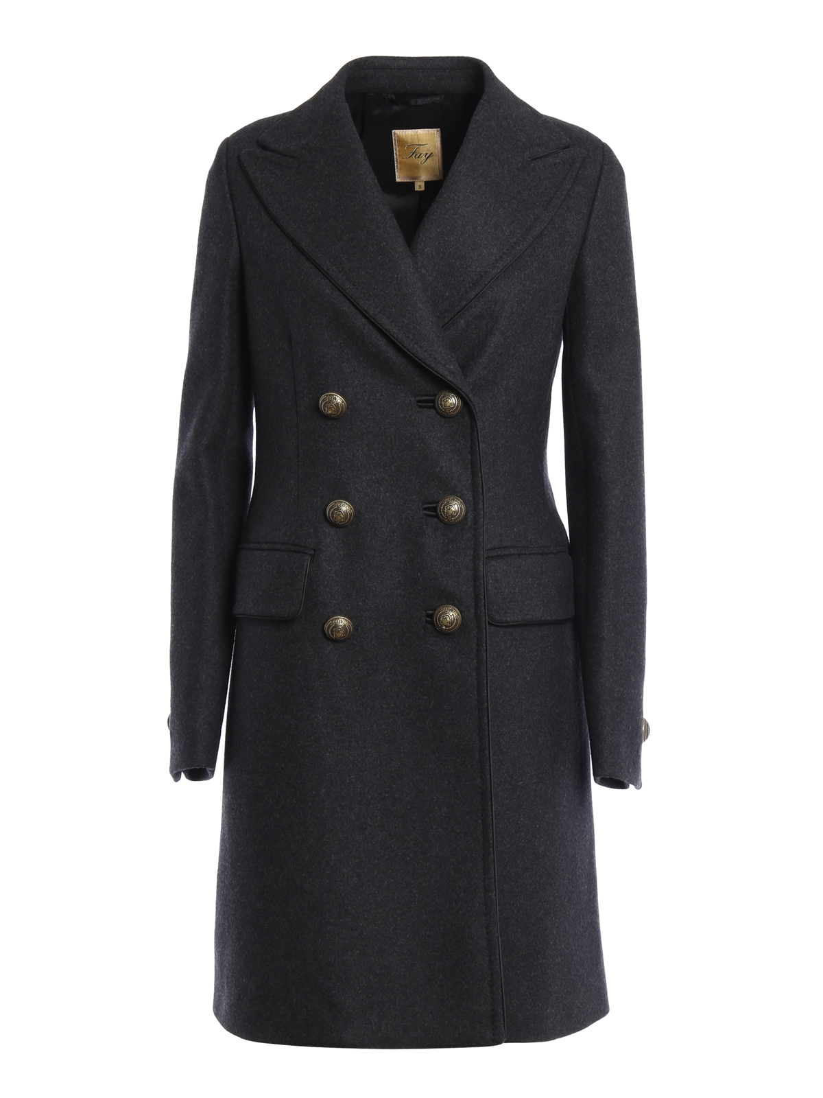 Short coats Fay - Military style short coat - NAW5133A46EGAHB801