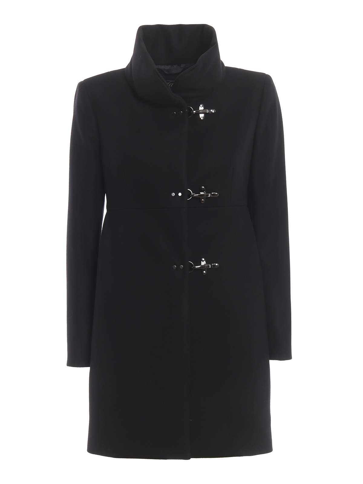 Short coats Fay - Romantic black coat - NAW5039Y050RCPB999 | iKRIX.com