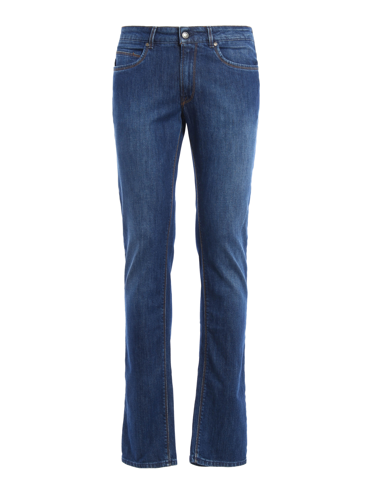 Straight leg jeans Fay - Faded denim jeans - NTM8233196LHAEU801