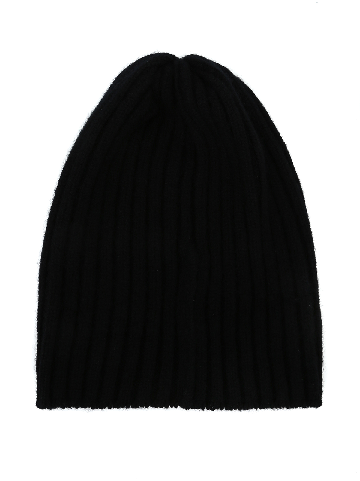 rib knit cashmere beanie