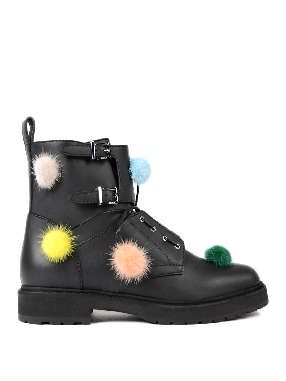 fendi pom pom shoes