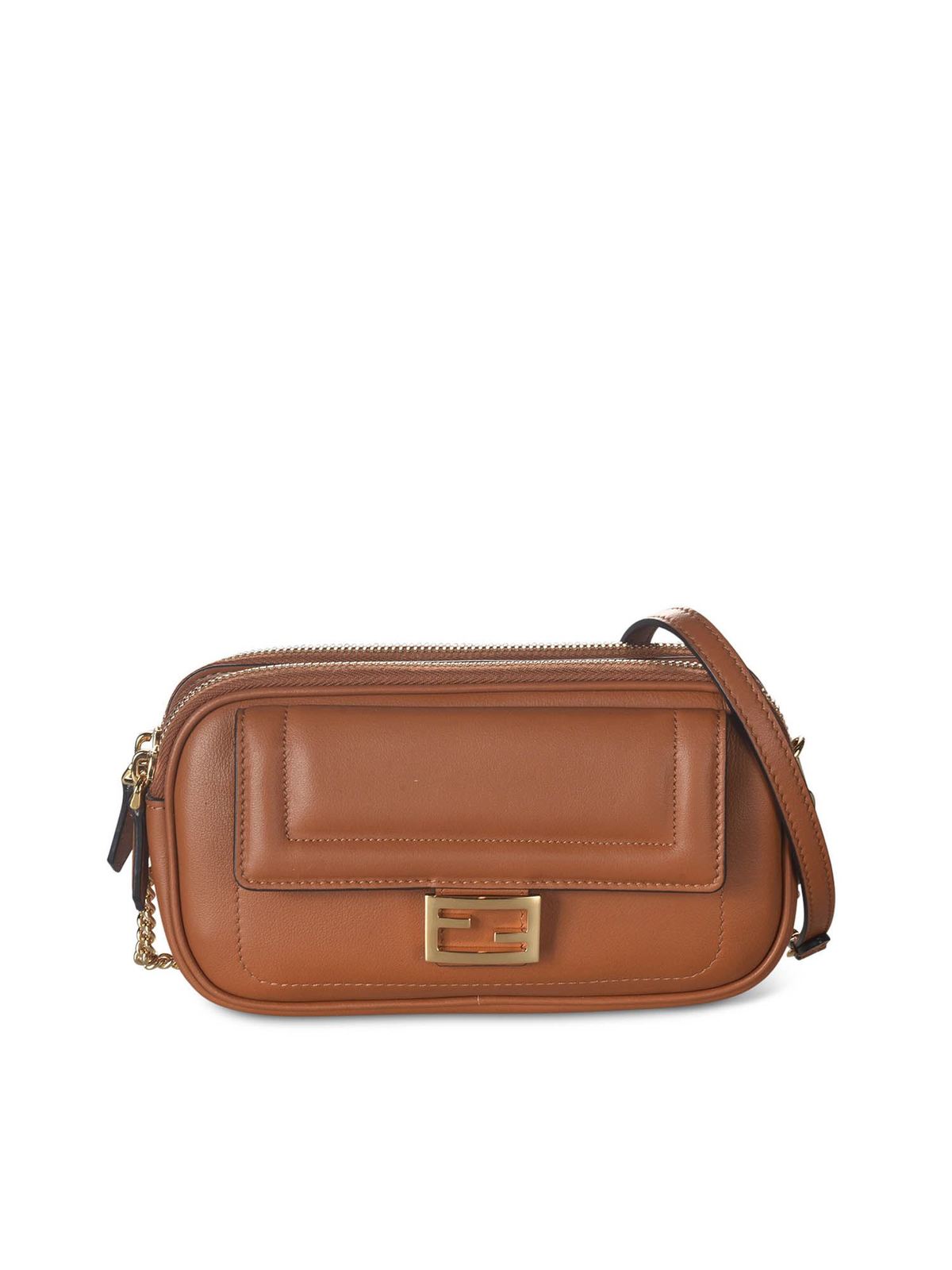 Cross body bags Fendi - Easy Baguette shoulder bag in Brandy color ...