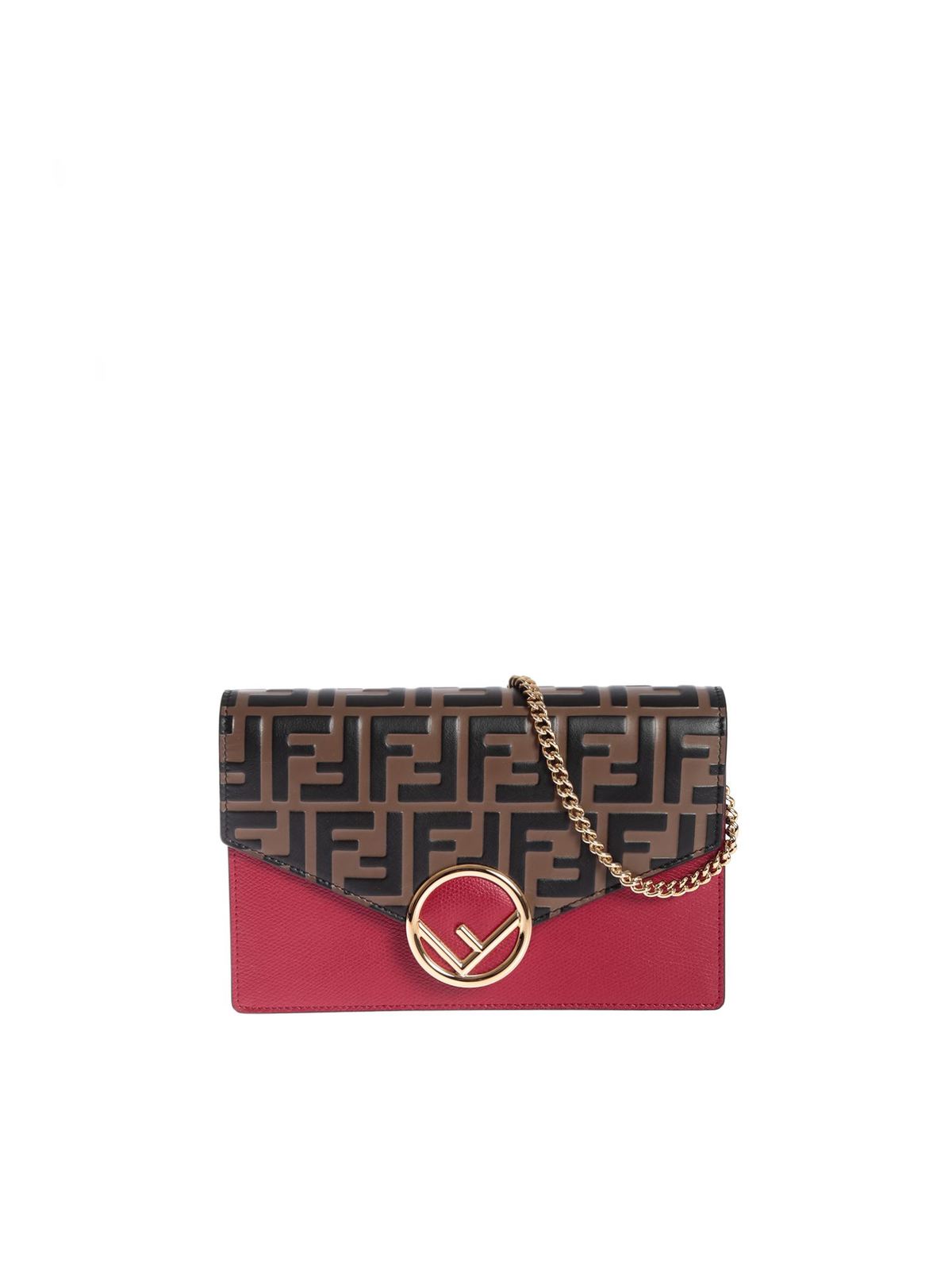 Fendi - Wallet On Chain bag in red with 
