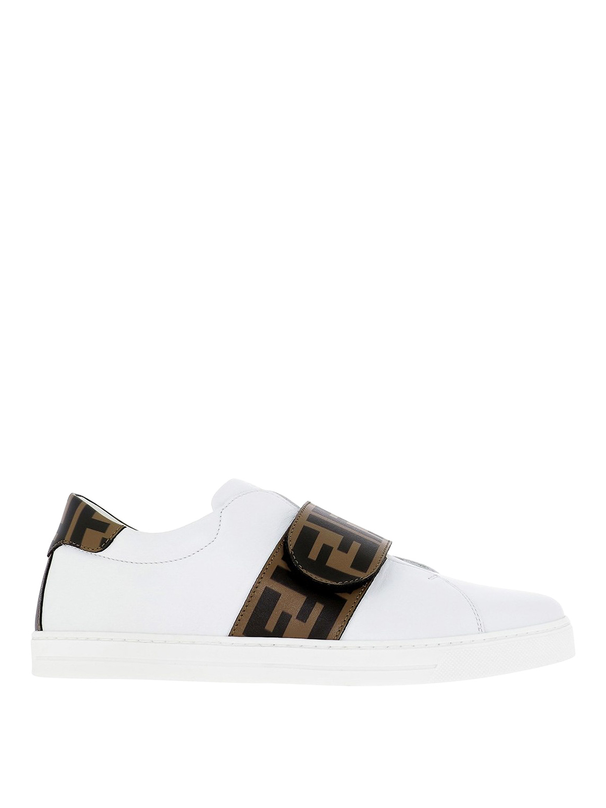 Trainers Fendi Jr - Monogram strap sneakers - JMR325A7N4F0C1AD | iKRIX.com