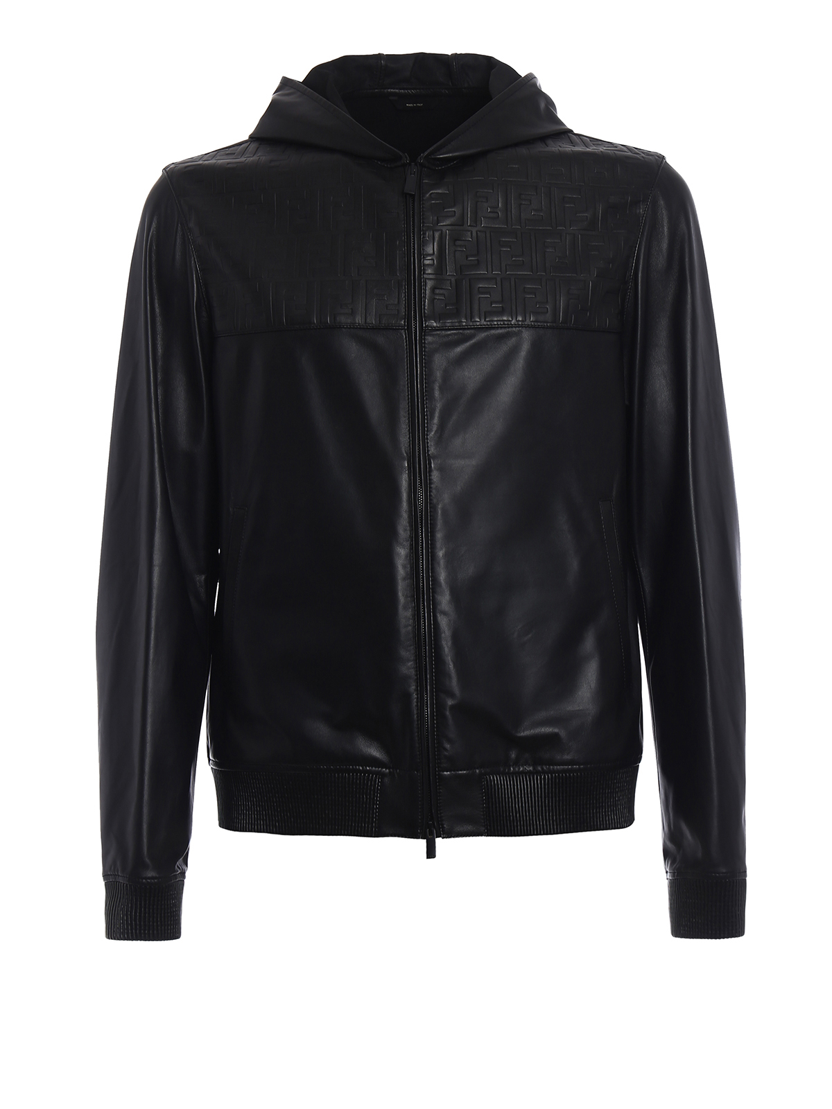 Leather jacket Fendi - Light leather unlined jacket - FPG455A2RKF0QA1