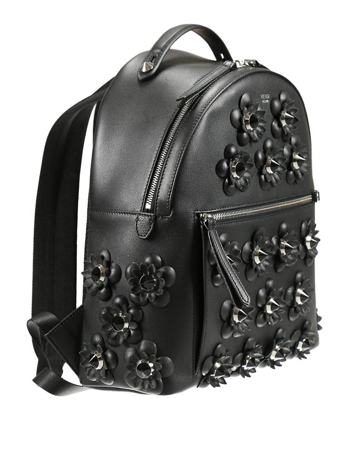 Backpacks Fendi - Flowerland leather backpack - 8BZ03581XF0GXN 