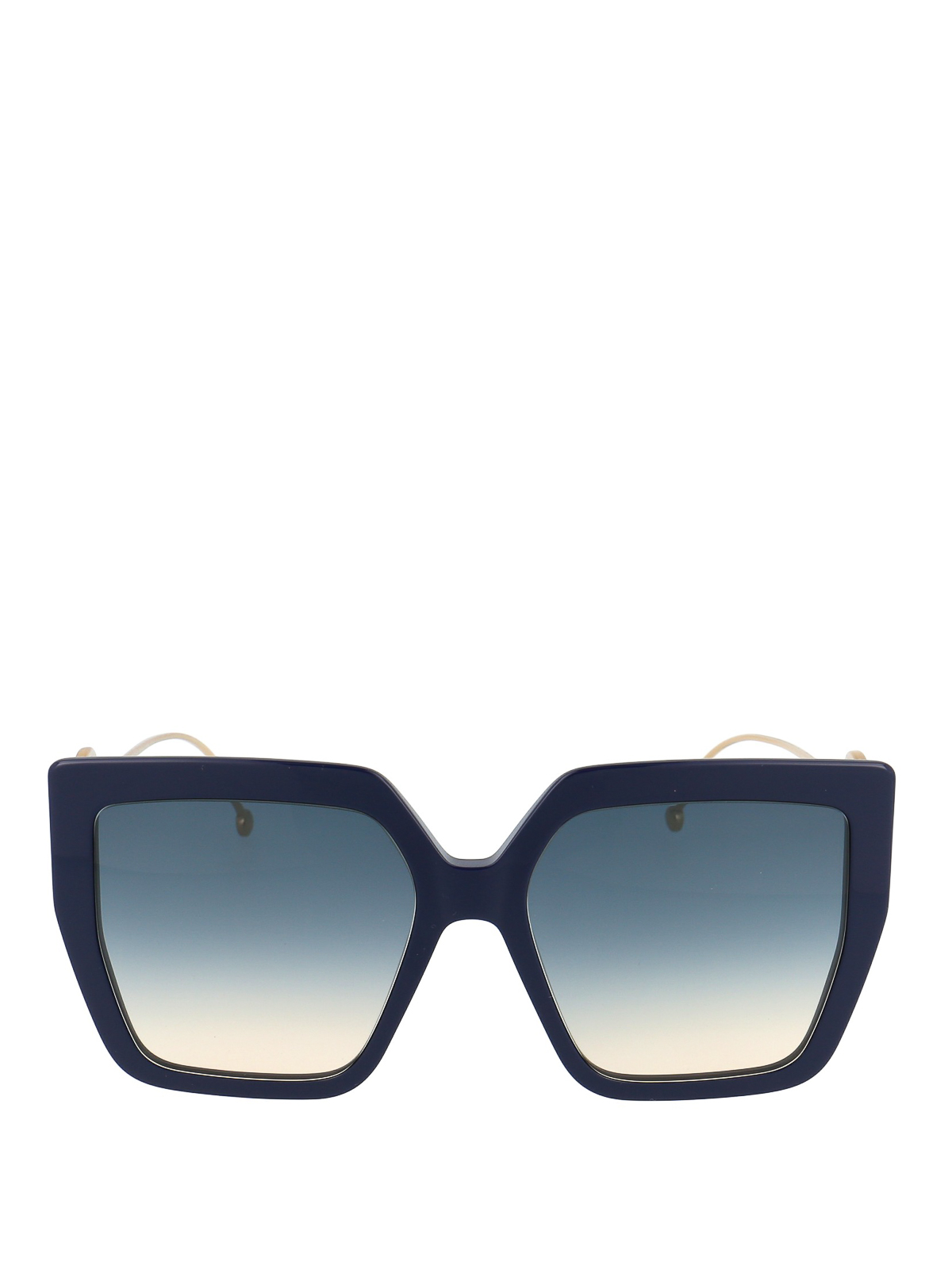 fendi geometric sunglasses