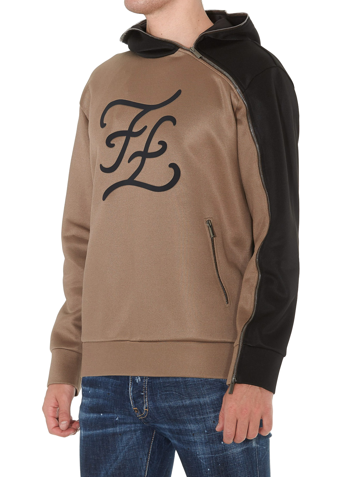 fendi beige sweatshirt