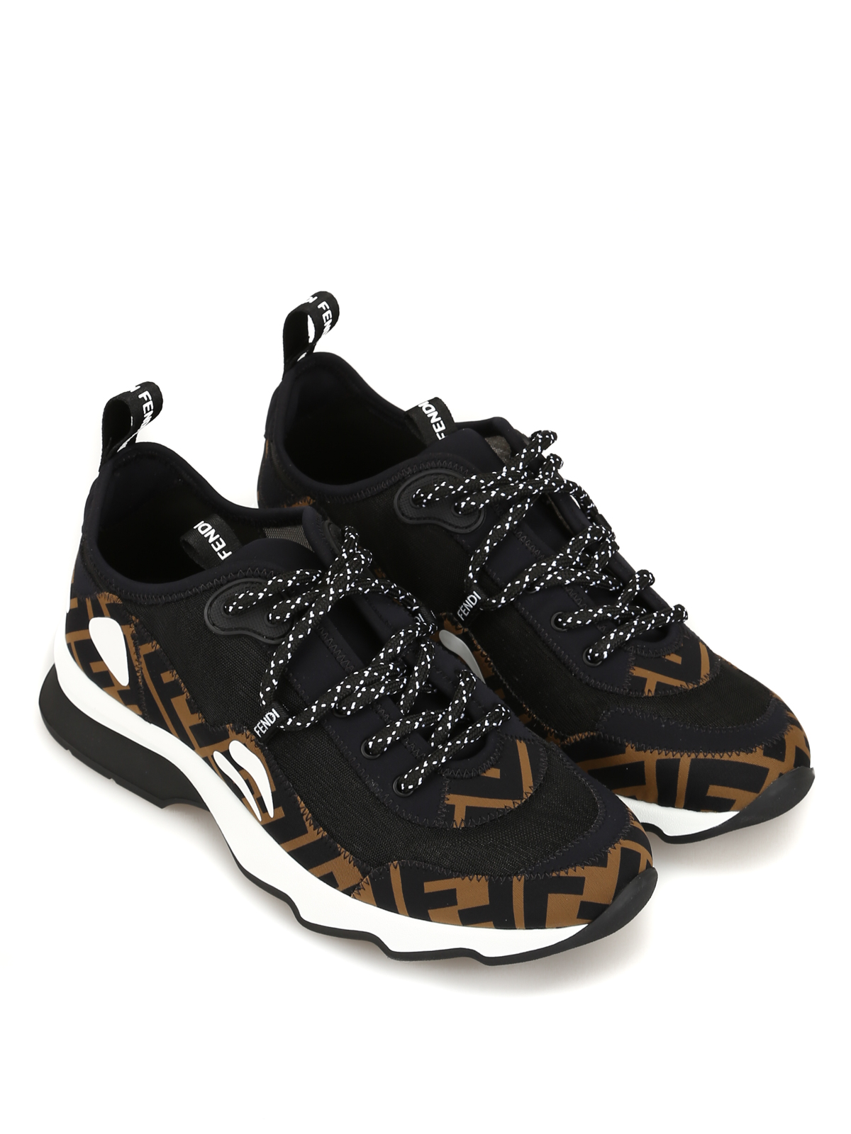 Fendi - Double F lace-up sneakers 