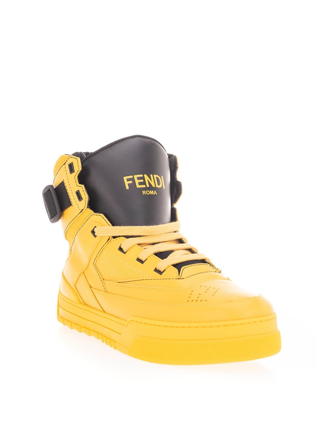 fendi shoes yellow