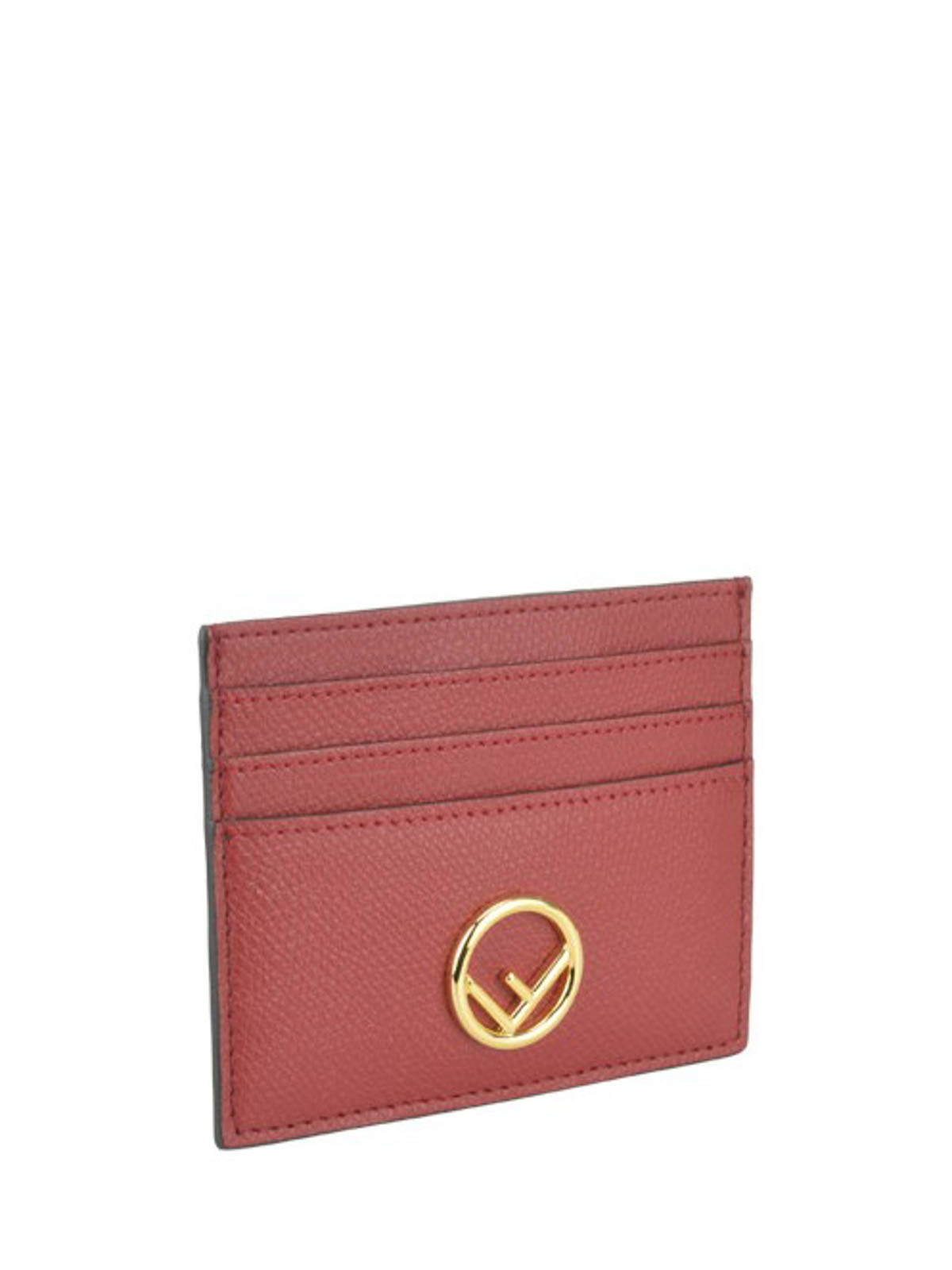 fendi leather card case