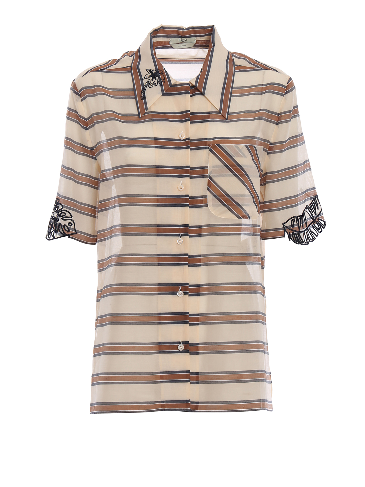 Fendi Striped Shirt Shop, 53% OFF | edetaria.com