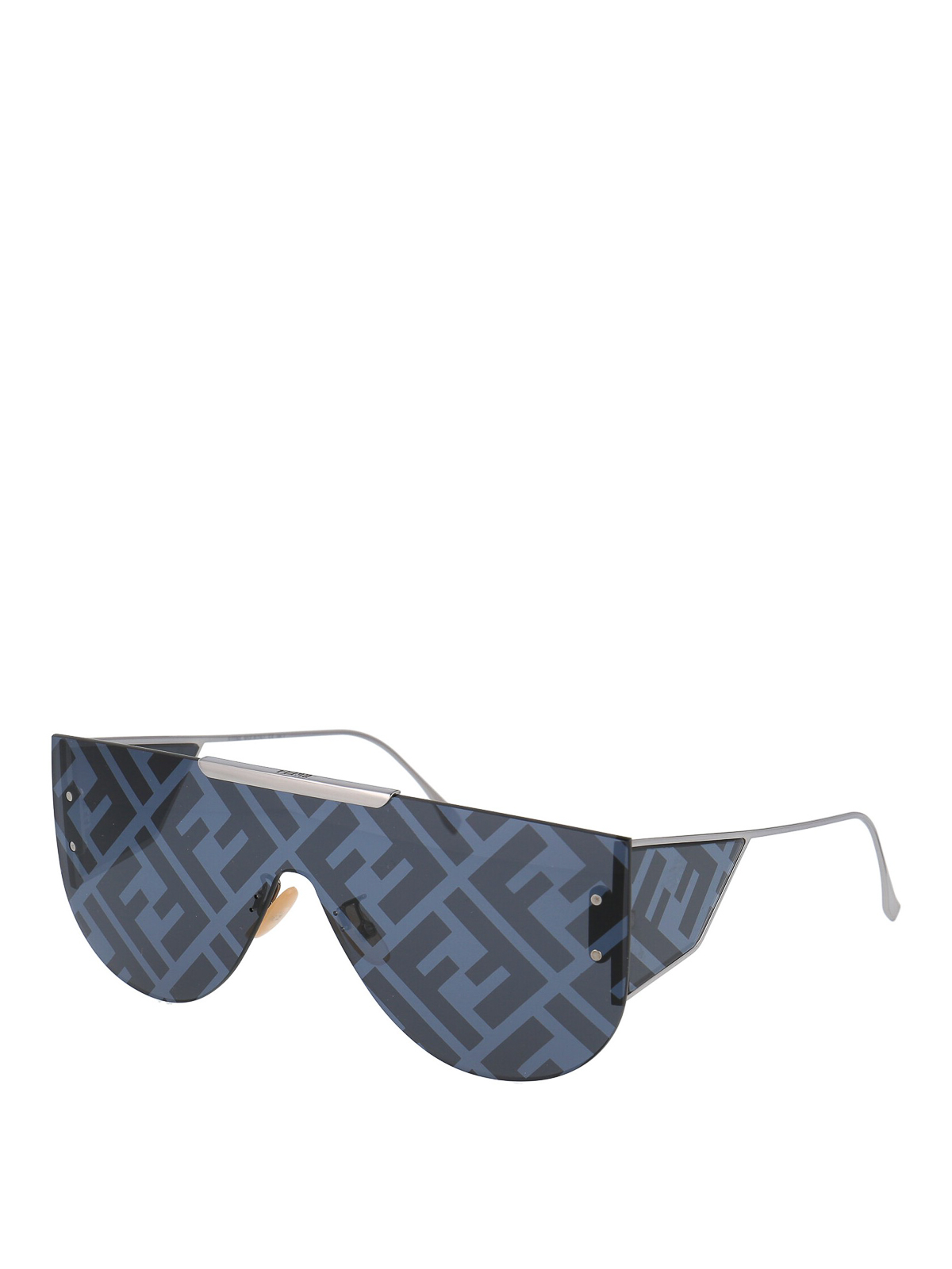 Sunglasses Fendi - FF printed lens mask sunglasses - FFM0093SGUAMD