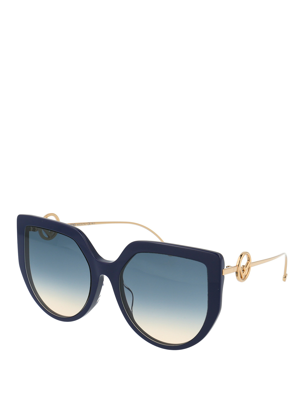 fendi geometric sunglasses