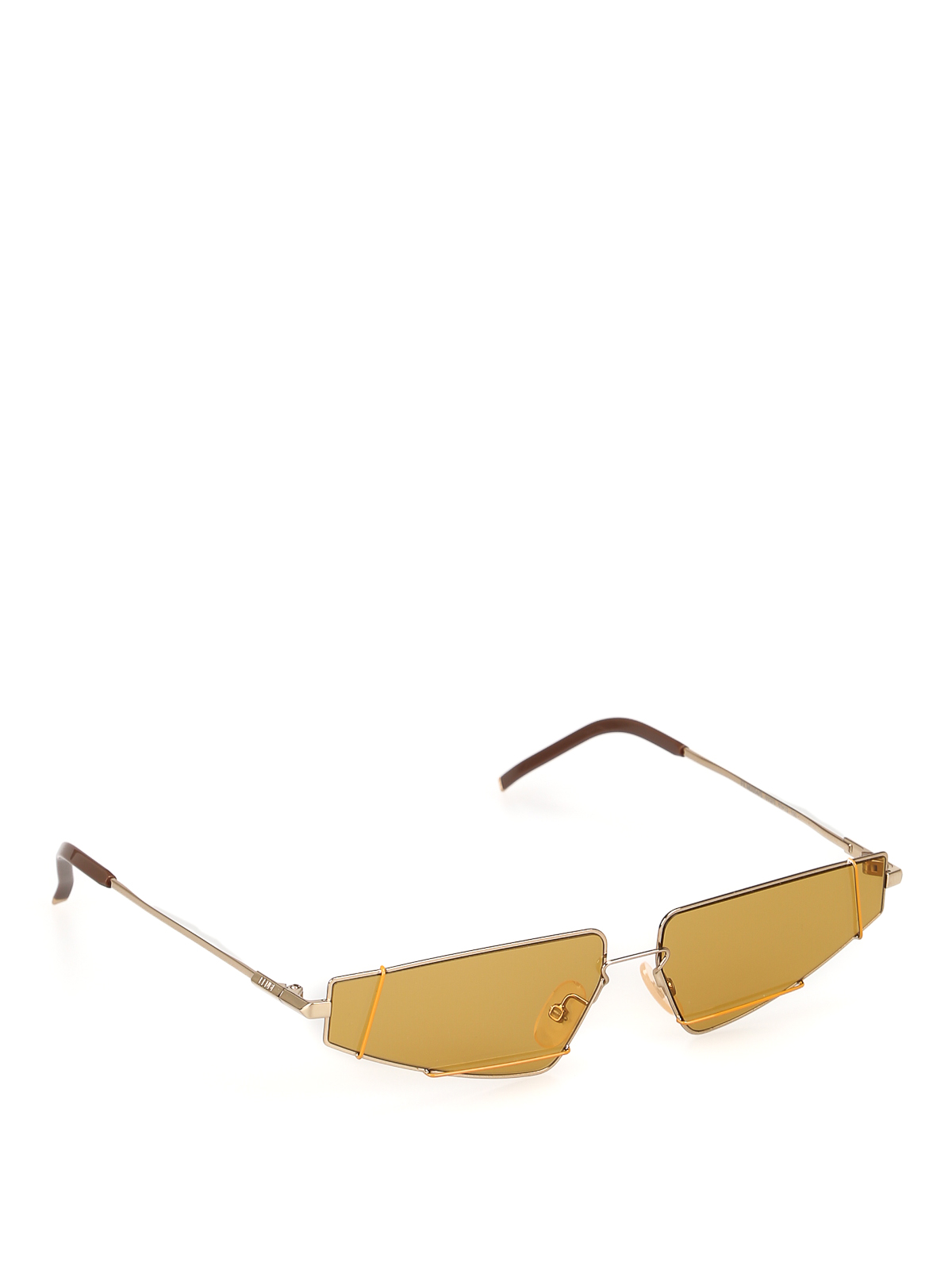 fendi geometric sunglasses
