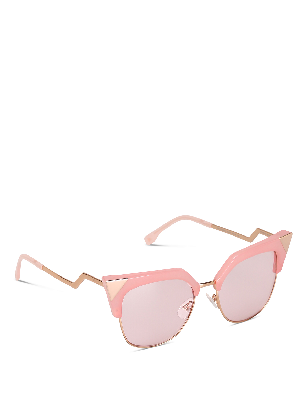 Fendi - Pink cat-eye sunglasses - عینک 