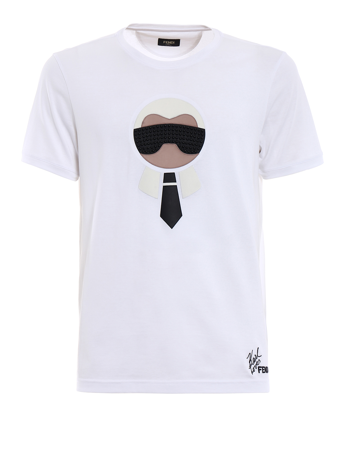 Fendi - New Karlito cotton T-shirt - تی 