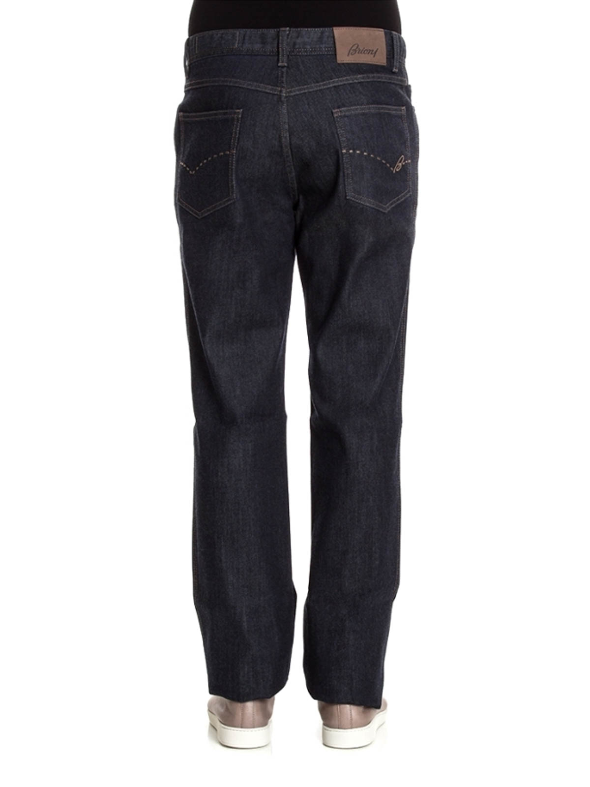 Brioni - Five pocket jeans - straight leg jeans - 1181220L9 | iKRIX.com