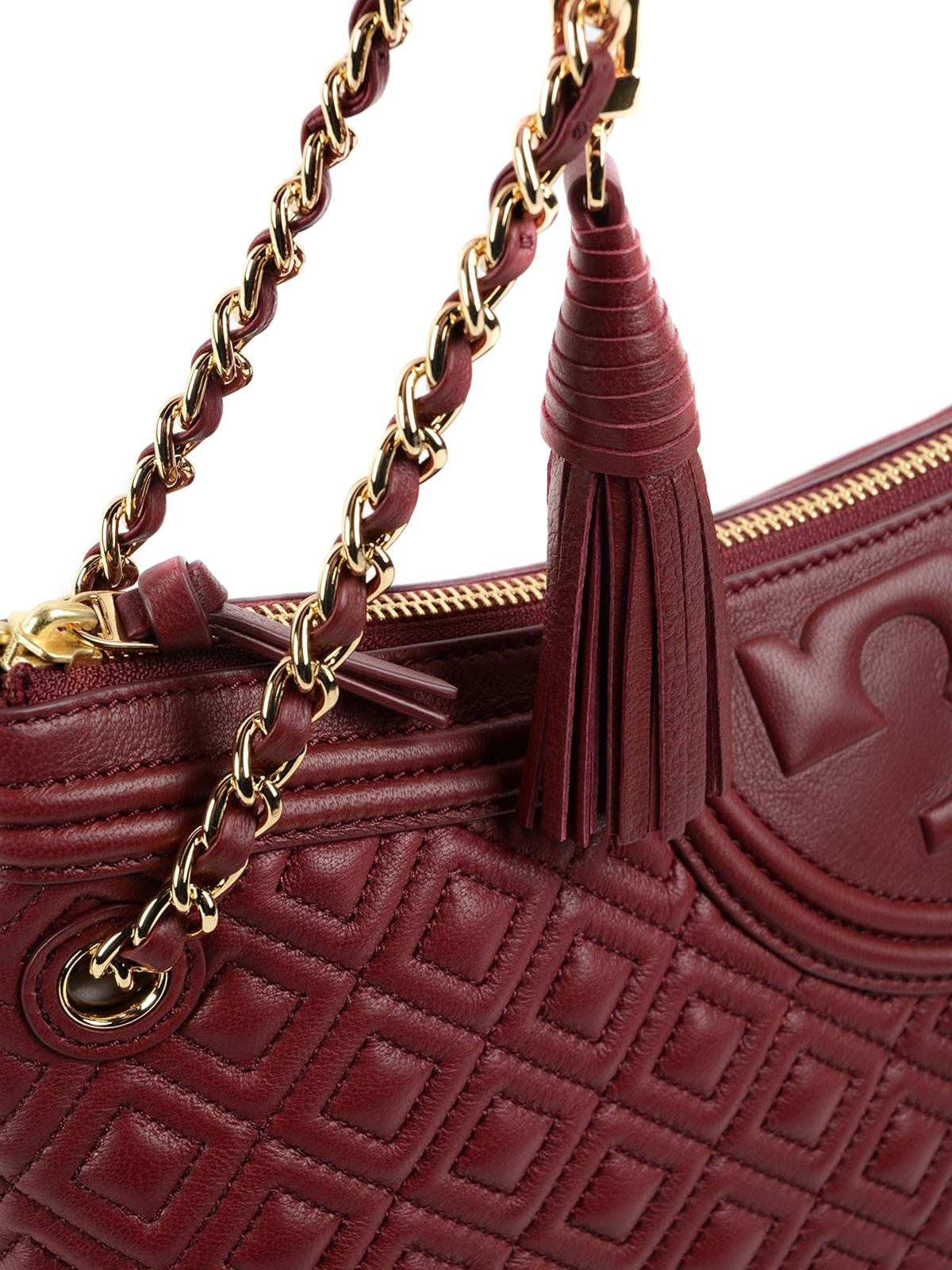 Totes bags Tory Burch - Fleming quilted leather zipped tote - 31426626