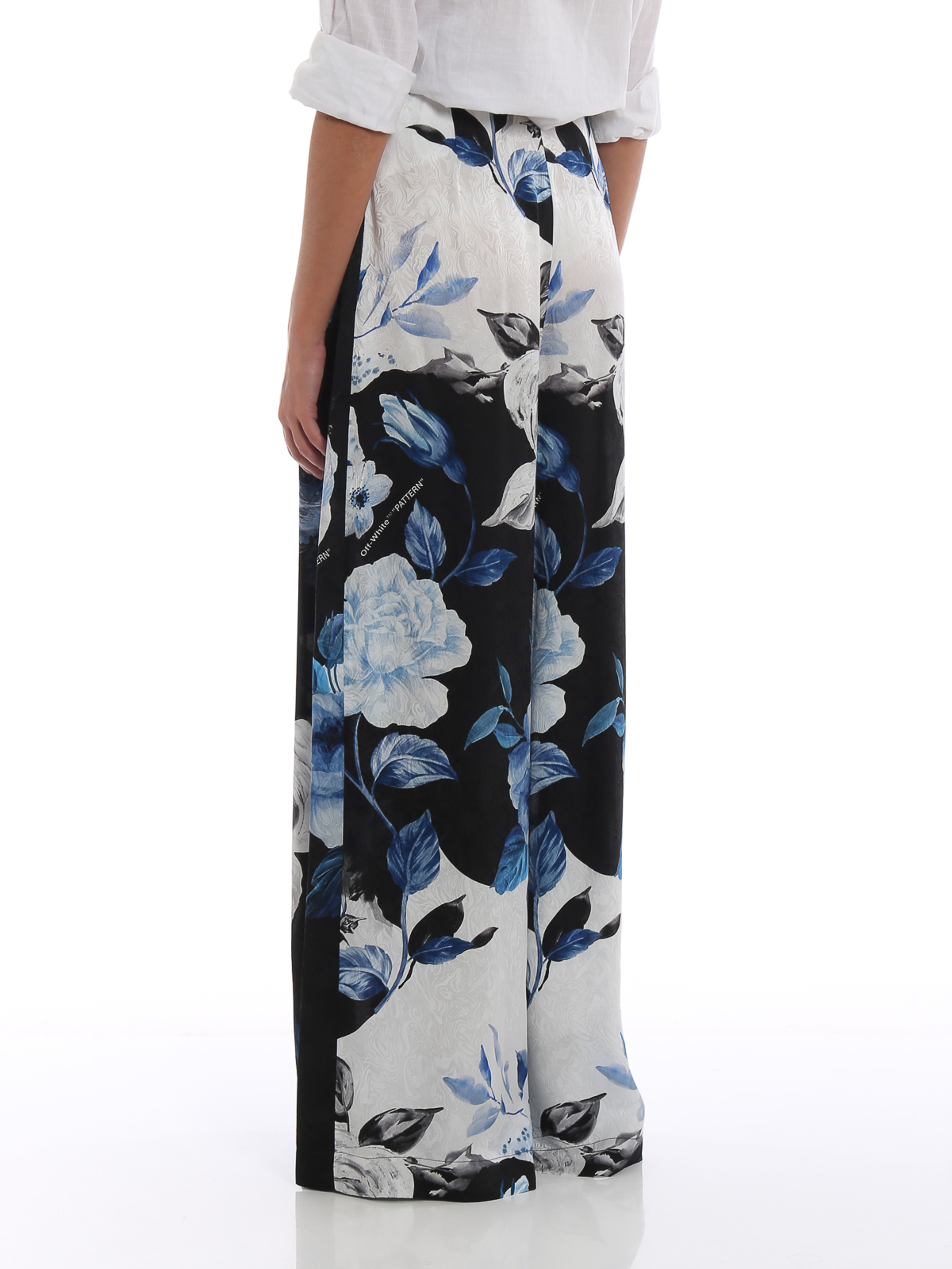 silk palazzo trousers