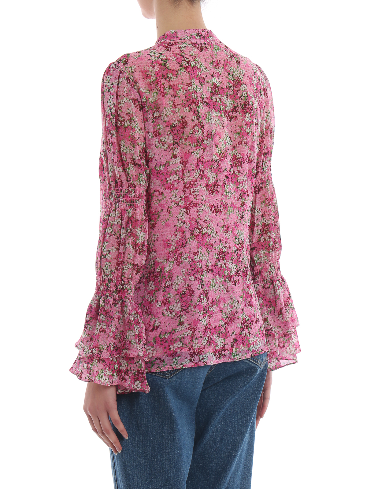 Blouses Michael Kors - Floral print chiffon blouse - MS94LK8AXE654