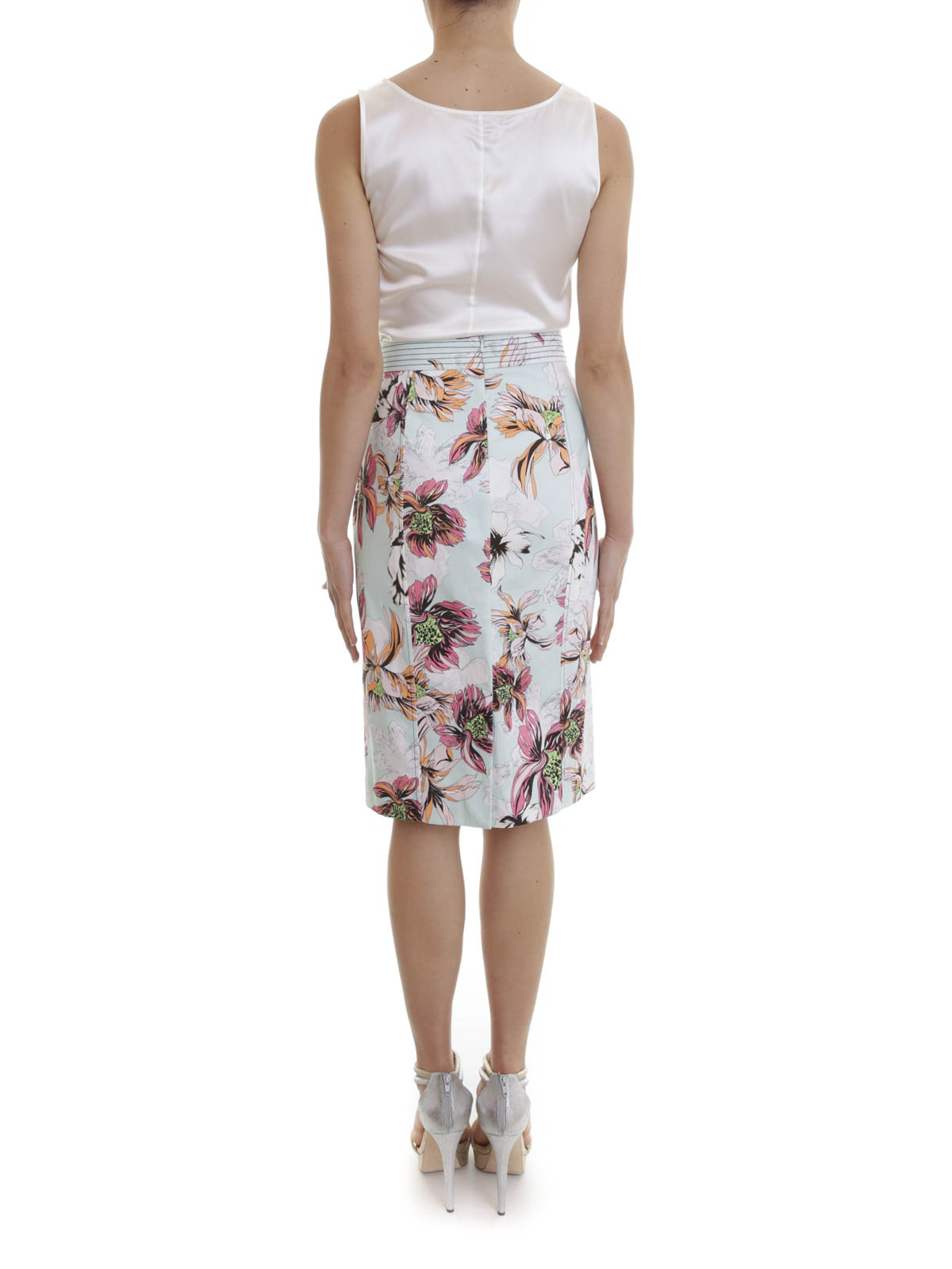 floral print pencil skirt online