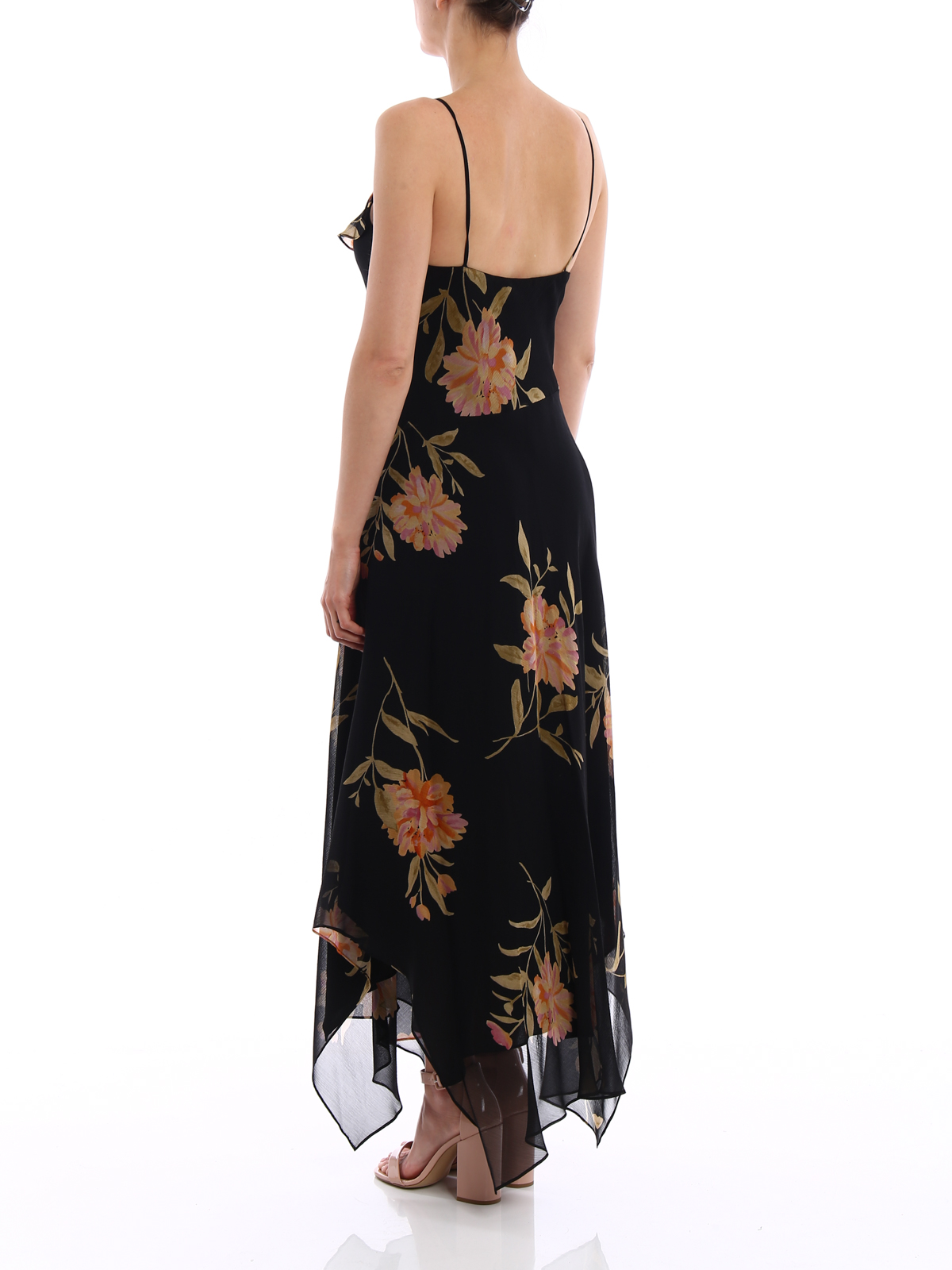 Maxi dresses Polo Ralph Lauren - Floral silk georgette maxi dress -  211697568001