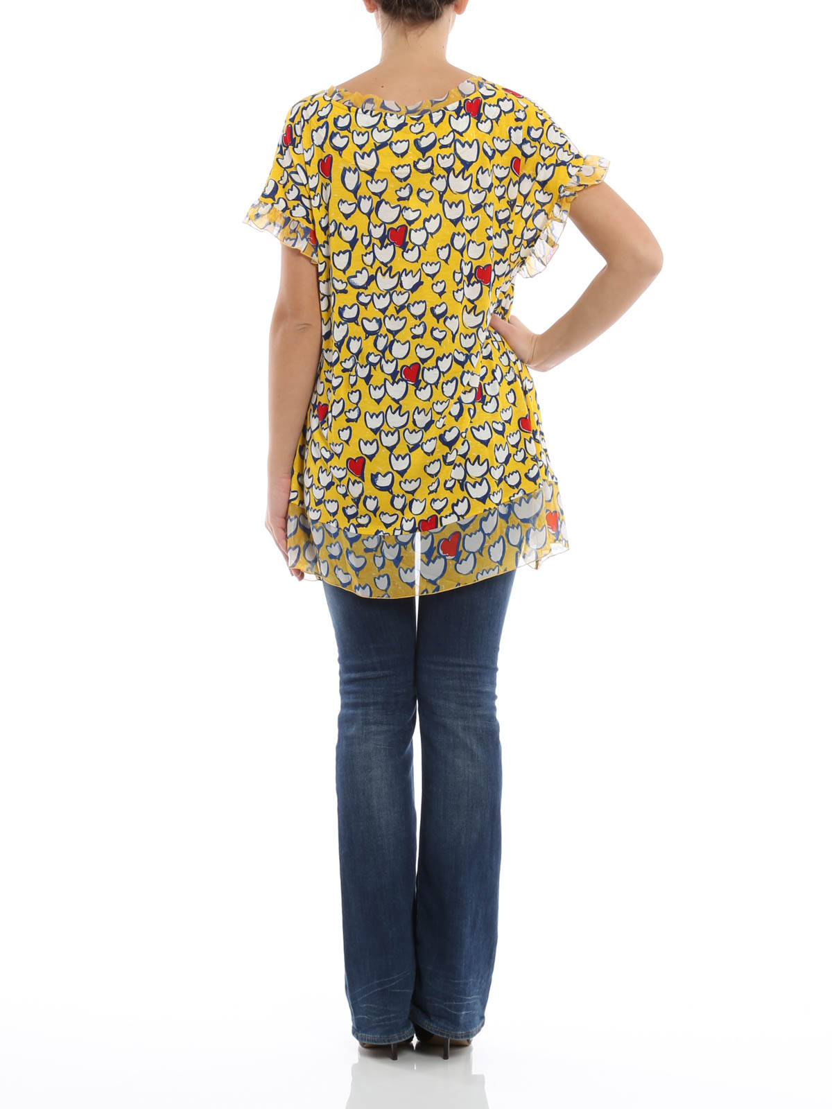 Flower Pattern Blouse | flower pattern blouse by tsumori chisato blouses ikrix Flower Pattern Blouse | flower pattern blouse by tsumori chisato blouses ikrix