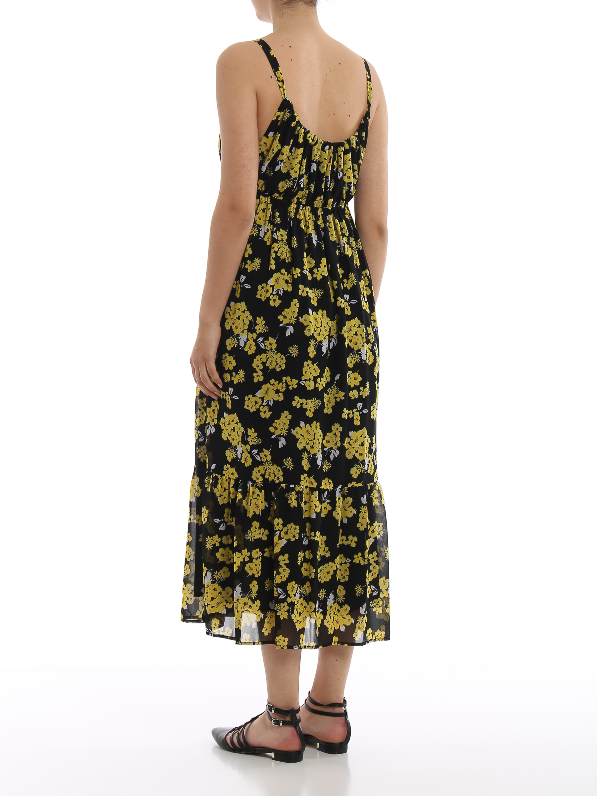 michael kors sunflower dress