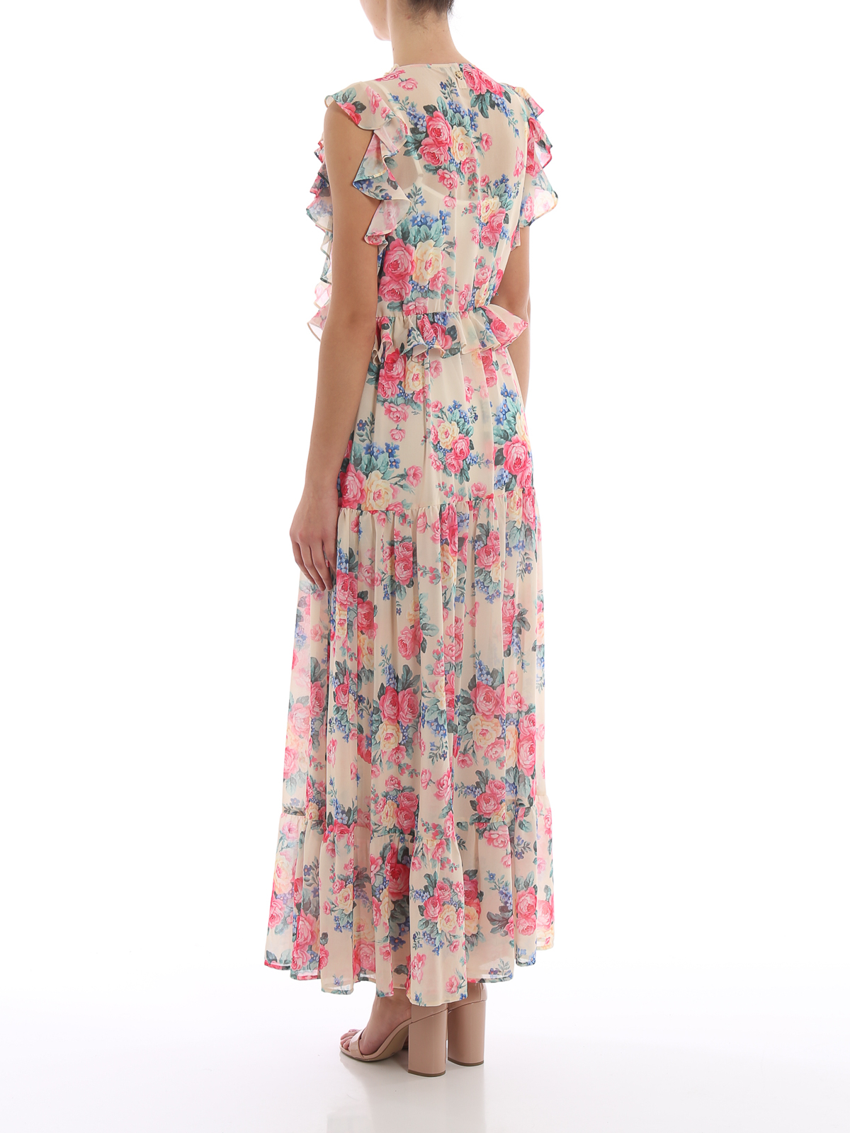 maxi georgette dress