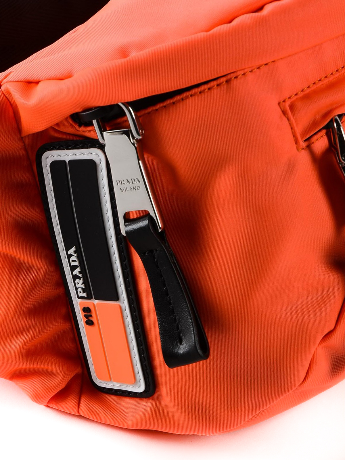 Belt bags Prada - Fluo orange tech fabric belt bag - 2VL0082BTEXYB