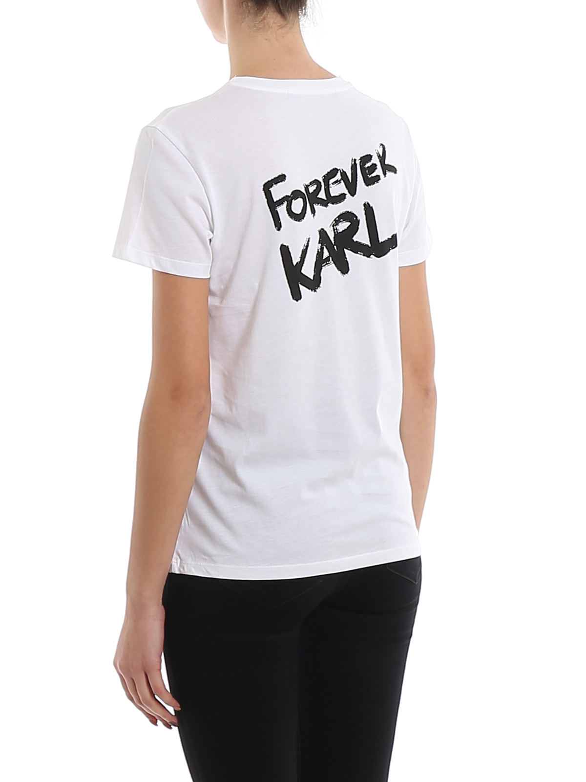 T-shirts Lagerfeld - Forever printed jersey T-shirt - 200W1750100